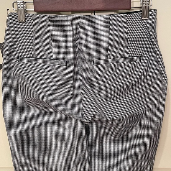 LOFT Gray Houndstooth Skinny Tailored High Waisted Fitted Leg - Picture 4 of 15